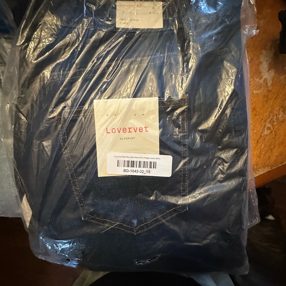 Vervet Women’s dark wash 90s vintage loose jeans